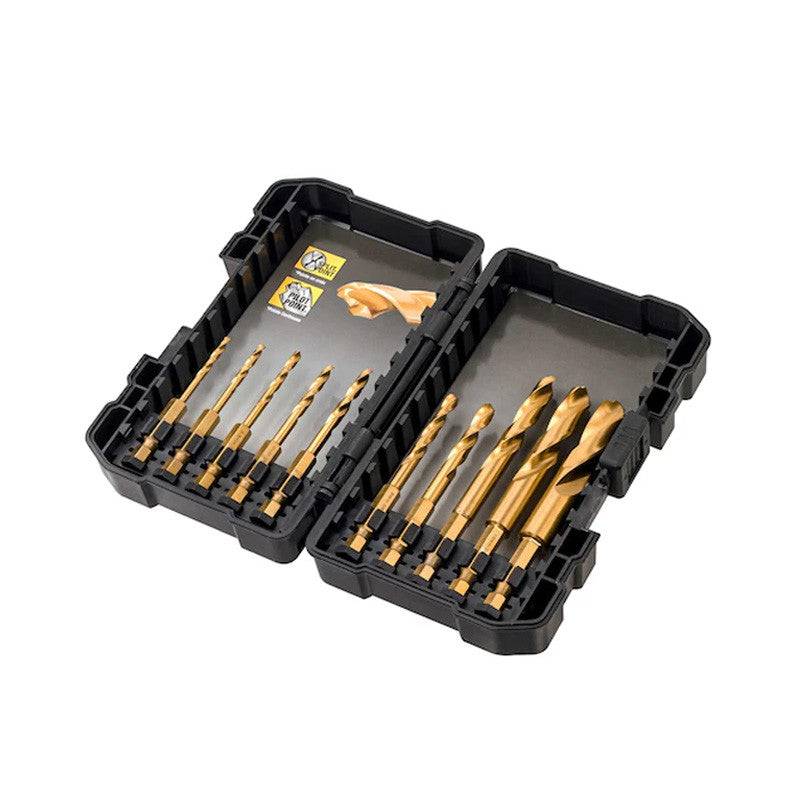 Dewalt - Coffret plastique de 10 forets DEWALT DT50050-QZ HSS Titane Impact Ø 3-3,2-3,5-4-4,5-5-6-8-11-12 mm Dewalt - Imagen 3