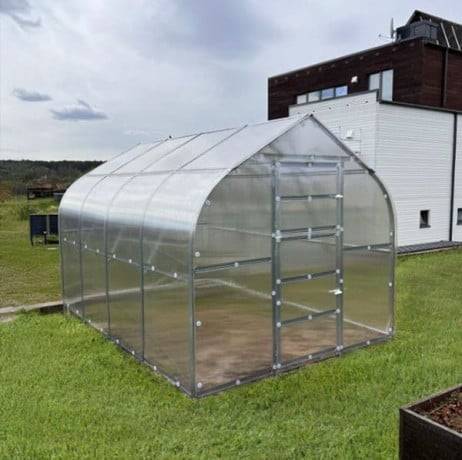 Serre KLASIKA*DROP 10m2, 2,5m x 4m, 4 mm avec revêtement en polycarbonate - Image 5