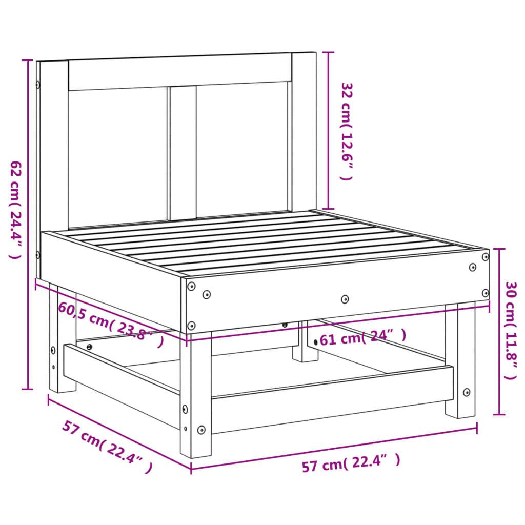 Prolenta Premium - Banc de jardin Blanc 61 X 61 cm - Prolenta Premium - Image 7