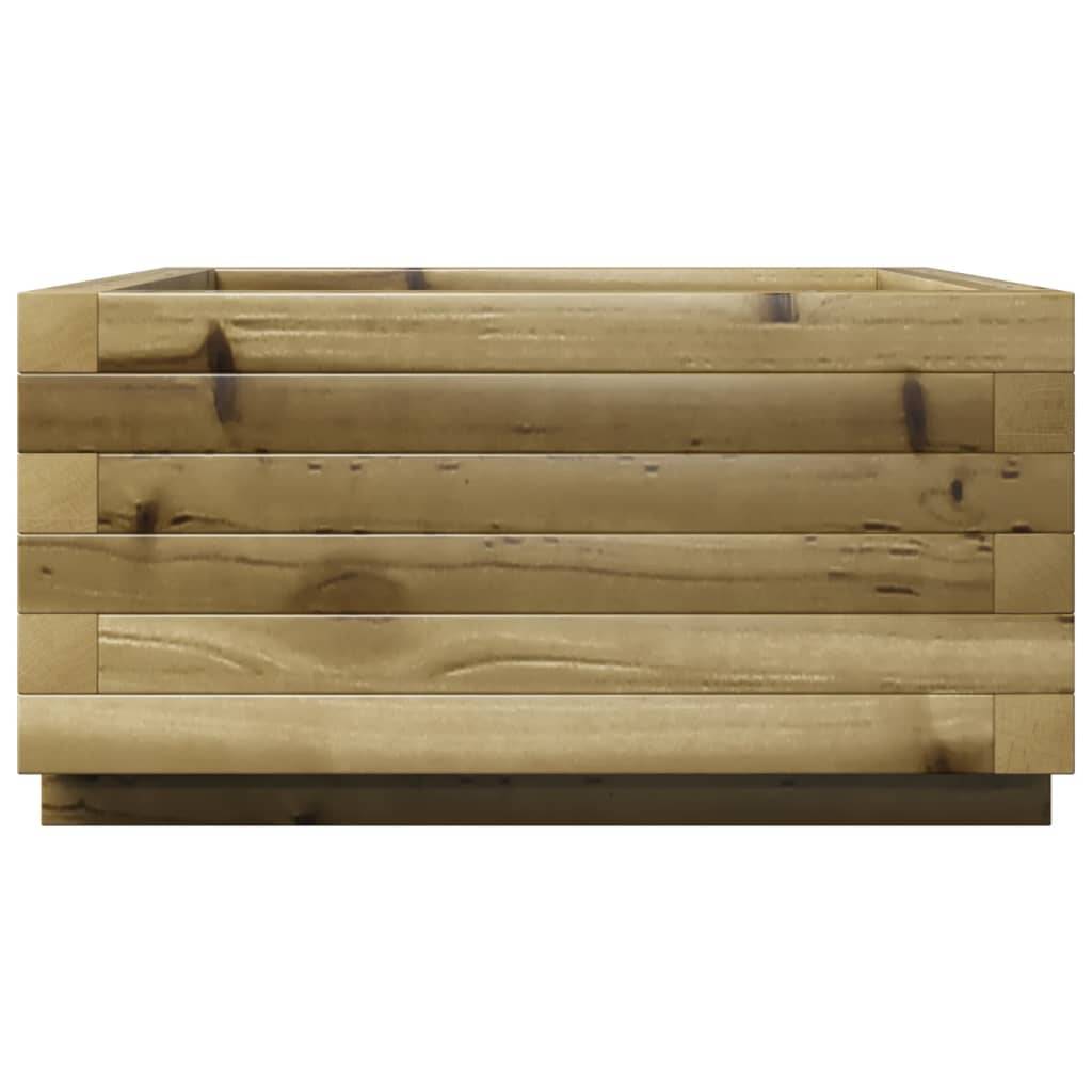 Maison Chic - Jardinière, Bac à fleurs, Pot de fleurs 50x50x26,5 cm bois de pin imprégné - Imagen 6