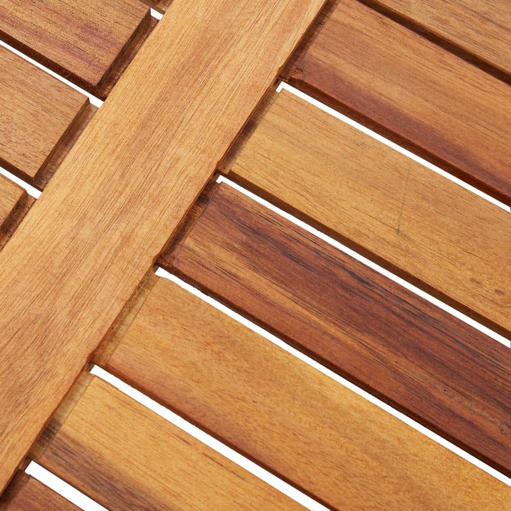 PANGIVO - Table pliable de jardin Bois d'acacia massif 40 x 40 x 40 cm - PANGIVO - Image 5