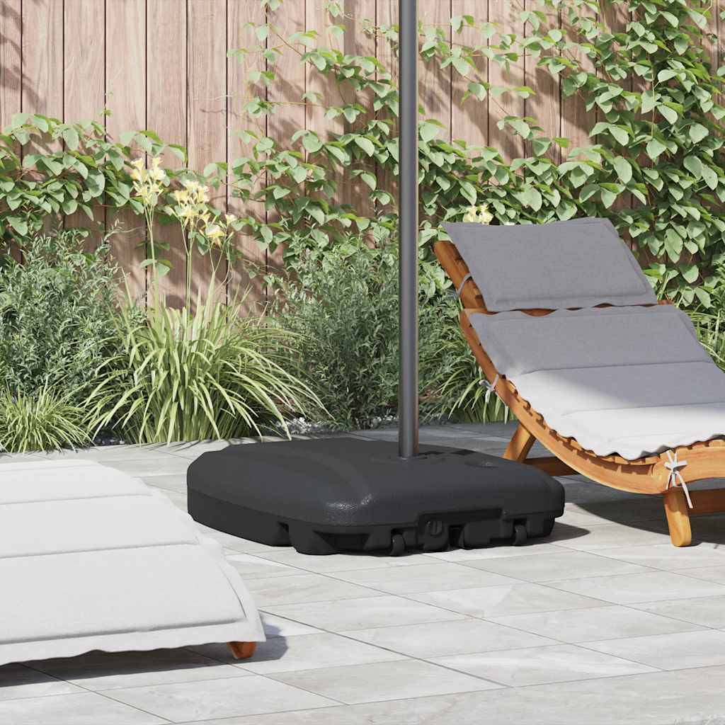 Accessoire parasol plastique noir 60 x 80 x 15 cm - Prolenta premium p356.2 - Image 2