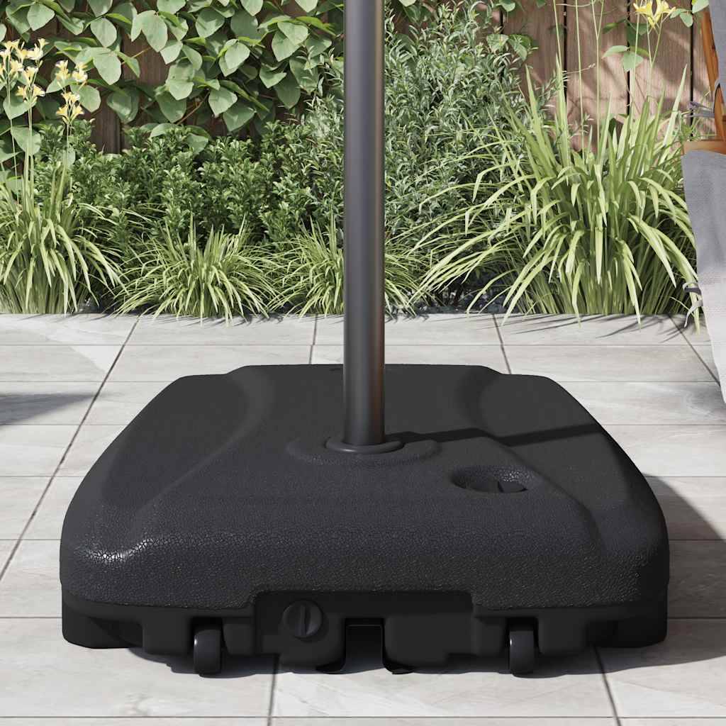 Accessoire parasol plastique noir  60 x 80 x 15 cm  - Prolenta premium p356.2 - Image 3