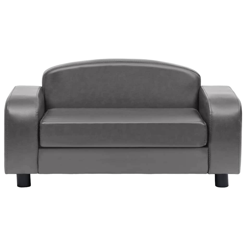 Vidaxl - Canapé pour chien Gris 80x50x40 cm Similicuir vidaXL 170964 - Imagen 8