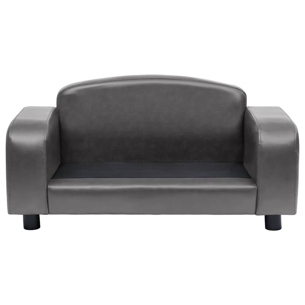 Vidaxl - Canapé pour chien Gris 80x50x40 cm Similicuir vidaXL 170964 - Imagen 9