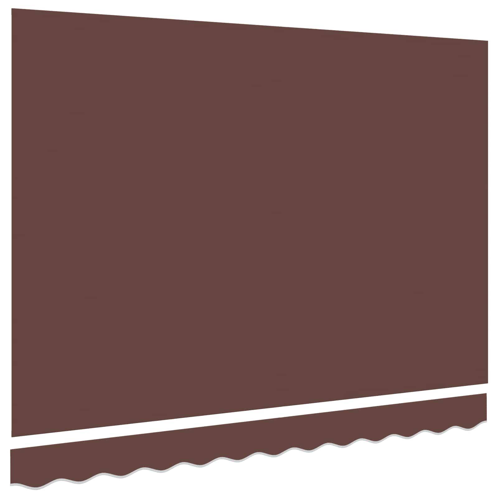 Prolenta Premium - Store banne polyester marron 230 x 195 x 20 cm - Prolenta premium p333.5 - Image 3