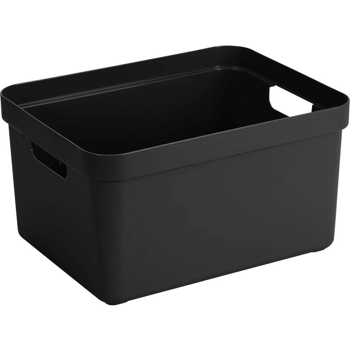 Sunware - Boite de rangement Sigma home Box 32 L Noir Sunware - Imagen 1