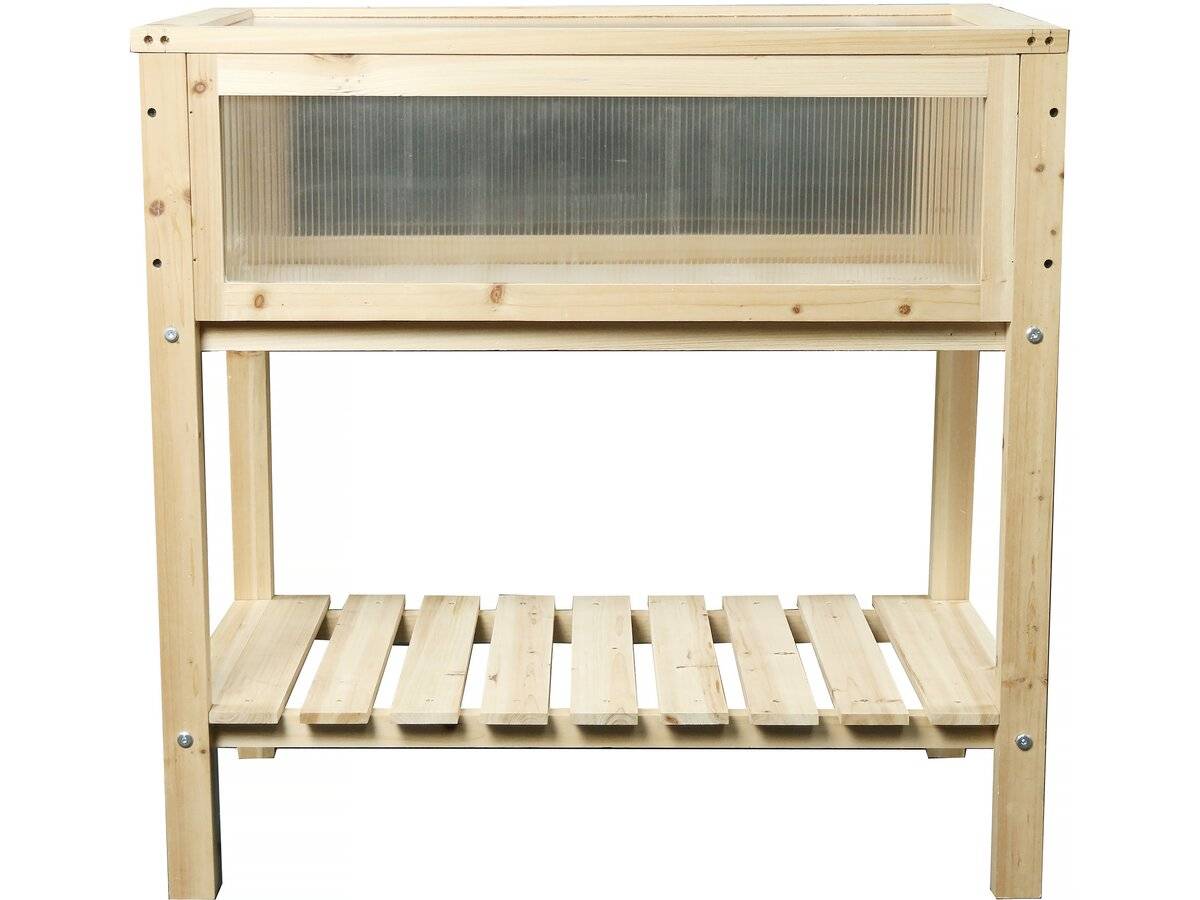 Carré Potager En Bois Sur Pieds "rose" - 79 X 40 X 79.5 Cm -habitat Et Jardin - Imagen 1