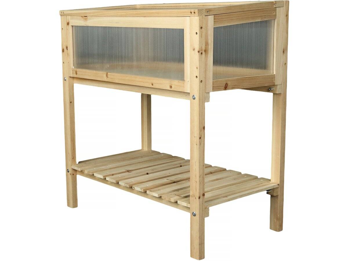 Carré Potager En Bois Sur Pieds "rose" - 79 X 40 X 79.5 Cm -habitat Et Jardin - Imagen 4