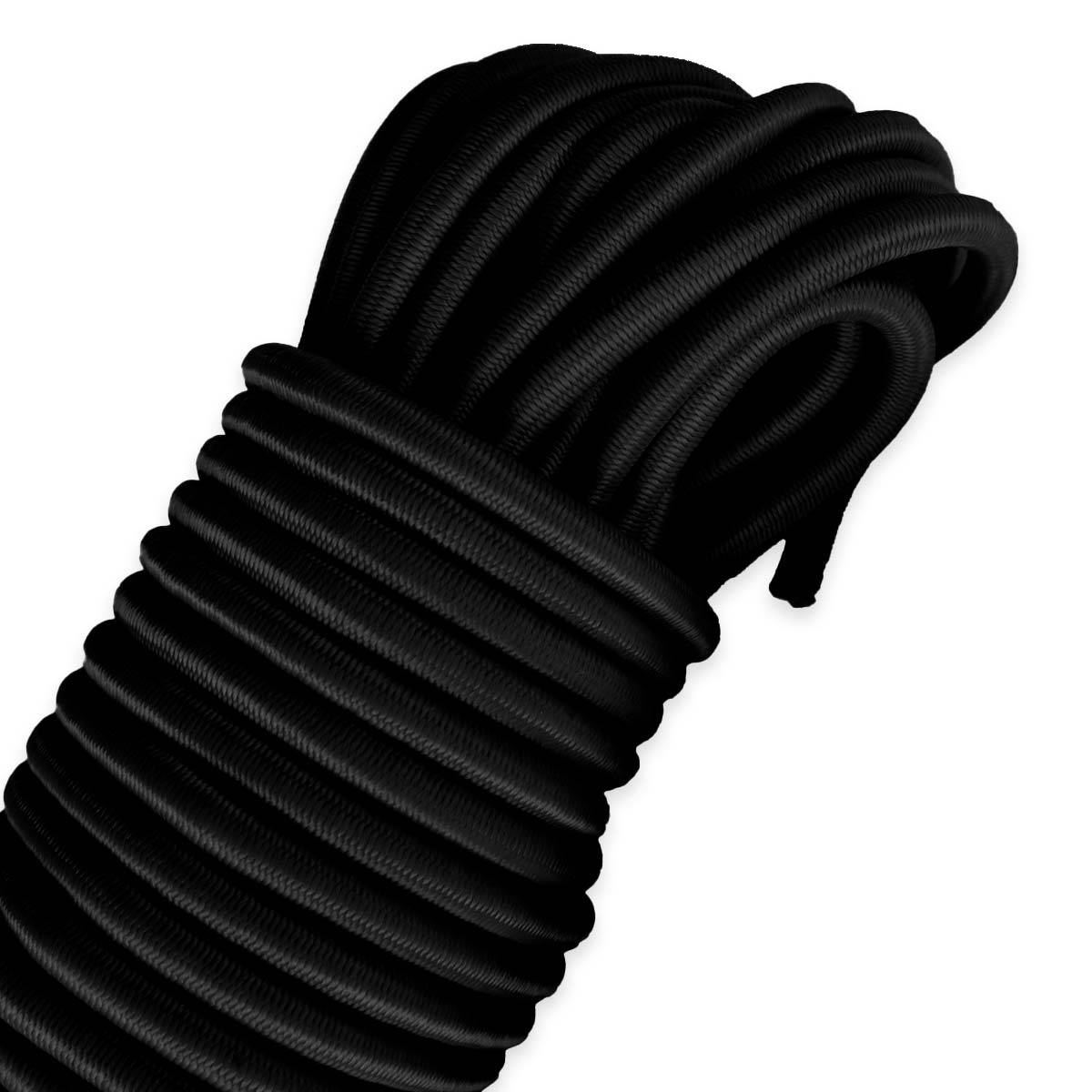 Sandow élastique Noir 50 mètres 9SW - Qualité PRO - Tendeur pour bâche de diamètre 9 mm TECPLAST - Imagen 6