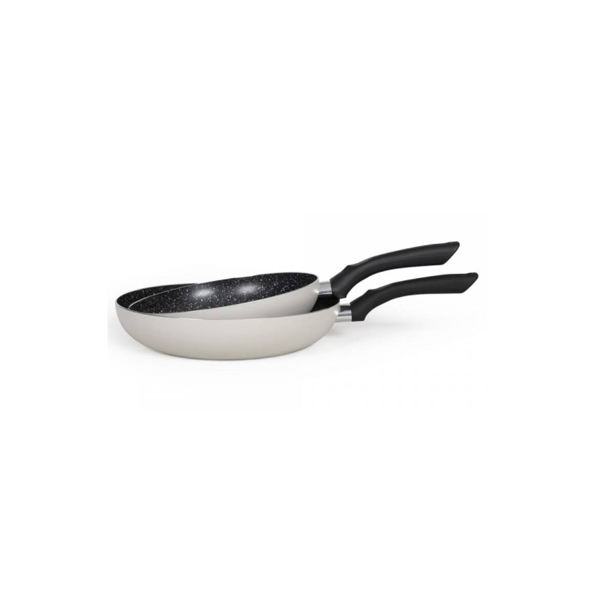 Livoo - Lot de 2 poêles antiadhésif 24/28cm gris MEN124GR Livoo - Imagen 2