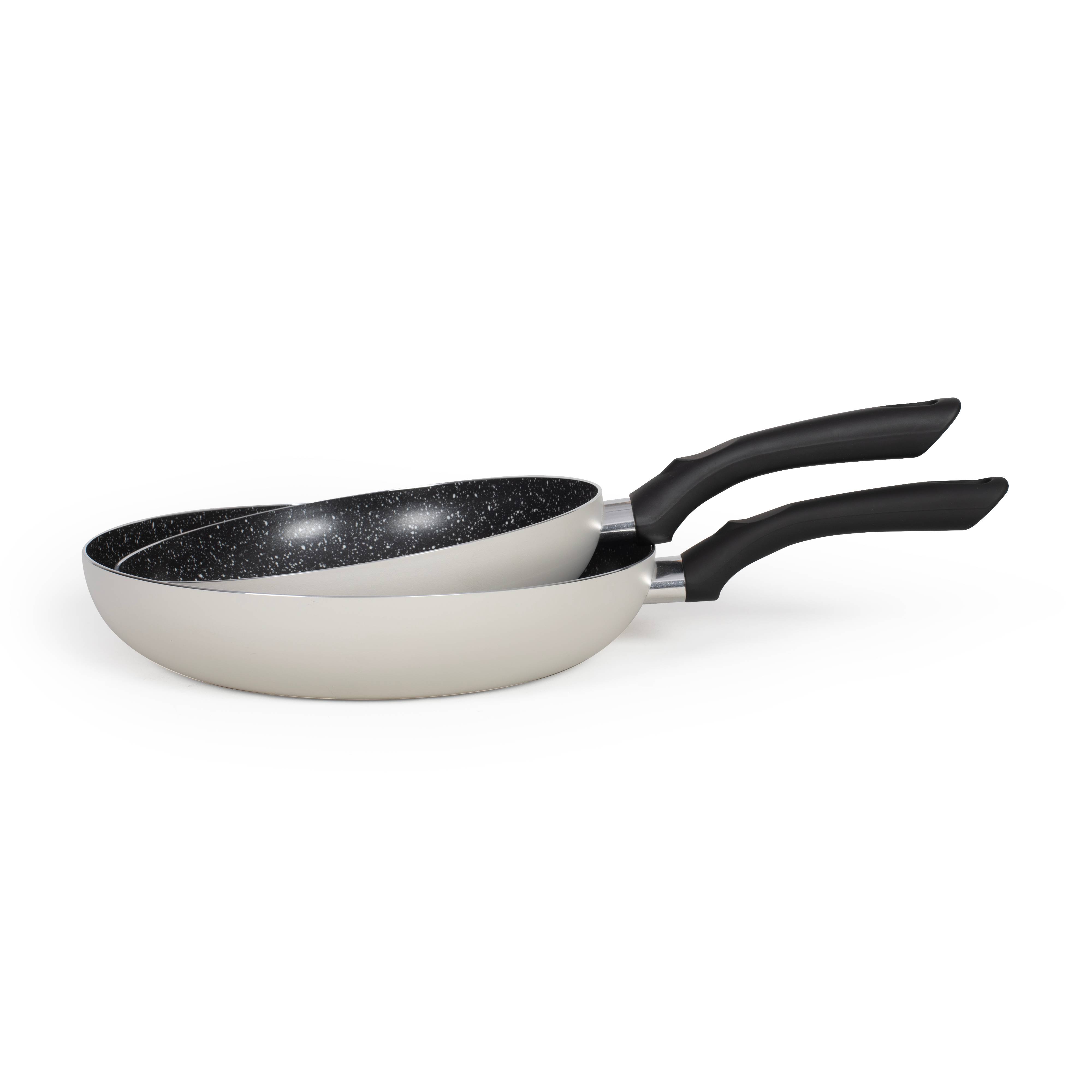 Livoo - Lot de 2 poêles antiadhésif 24/28cm gris MEN124GR Livoo - Imagen 1