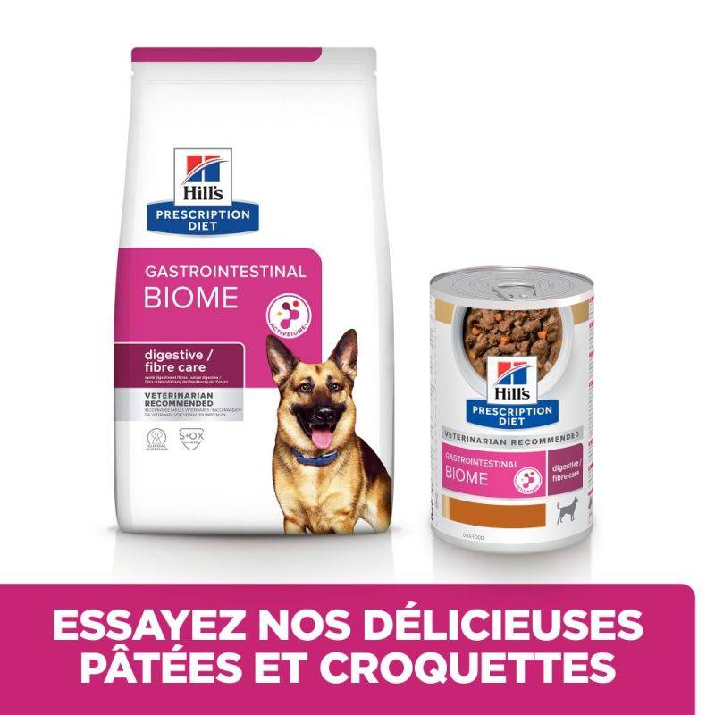 CROQUETTES CHIEN ADULT PRESCRIPTION DIETS GASTROINTESTINAL BIOME - HILL'S 4 kg - Image 3