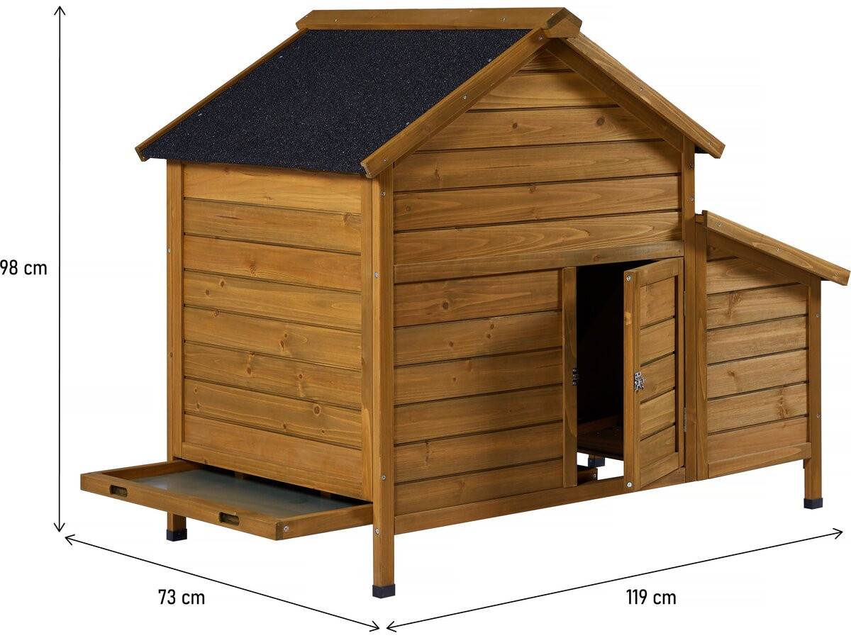 Habitat Et Jardin - Poulailler Avec Pondoir En Bois "cocotte" - Marron -habitat Et Jardin - Imagen 3