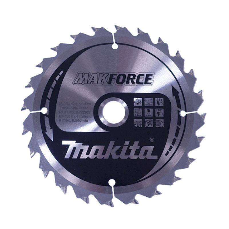Makita - Lame carbure MAKITA B-32203 ''MakForce''' Bois pour scies circulaires Ø 160 mm Makita - Imagen 1