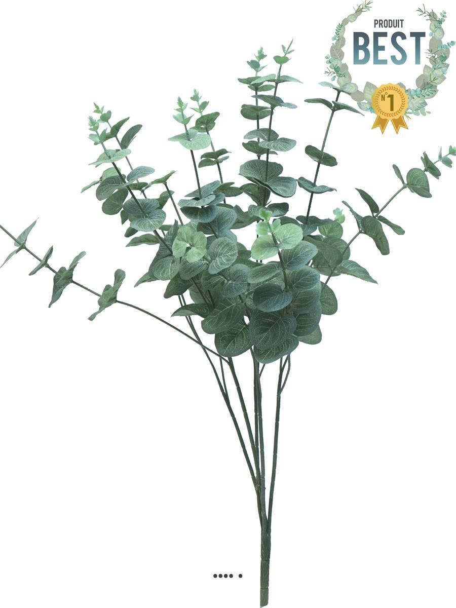 Artificielles - Eucalyptus artificiel en buisson, H 60 cm - BEST - Imagen 1