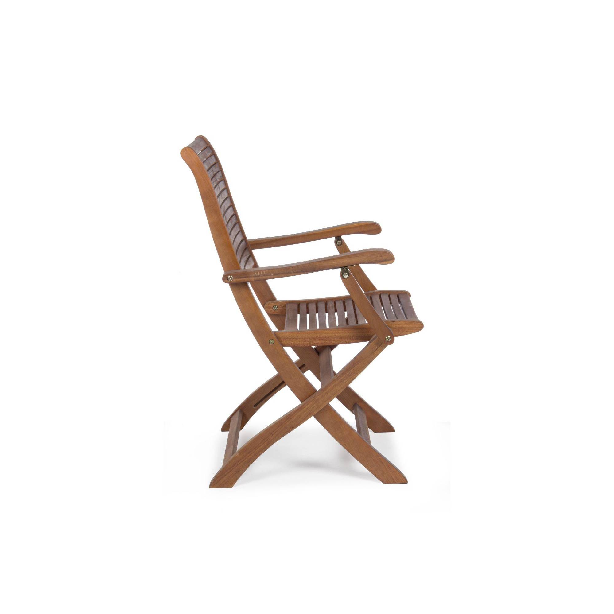 Autre - Fauteuils de jardin pliants en acacia (lot de 2) - CANCALE - Imagen 8