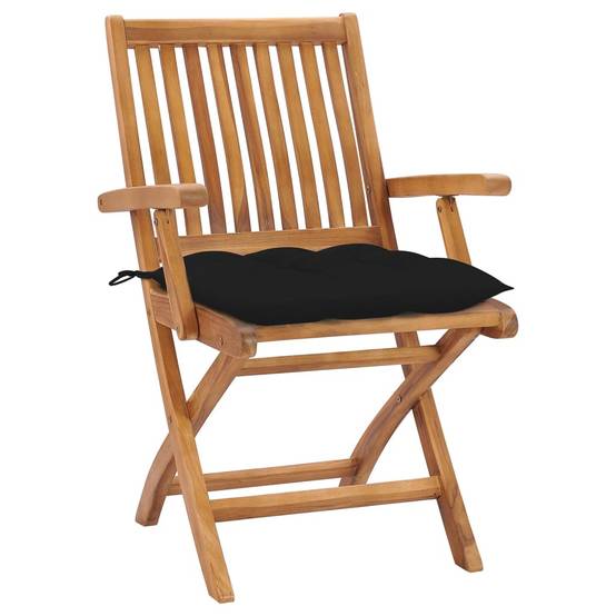 Prolenta Premium - Lot de 4 Chaise bois composite Louan Noir 56 X 58 X 88 cm - P87209N - Image 2