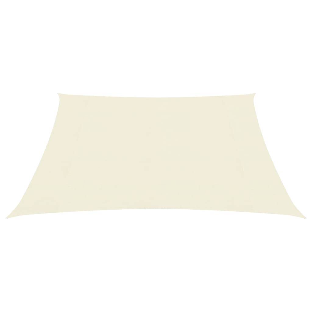 Helloshop26 - Voile toile d'ombrage parasol 160 g/m² 2,5 x 2,5 m PEHD crème - Imagen 2