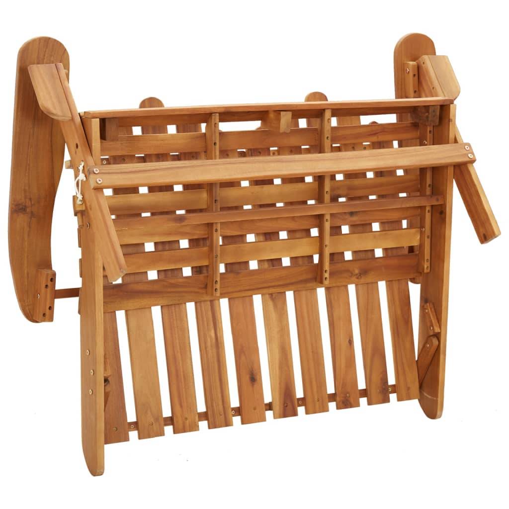 Helloshop26 - Banc de jardin meuble de patio d'extérieur terrasse et coussins 126 cm bois massif acacia - Imagen 5