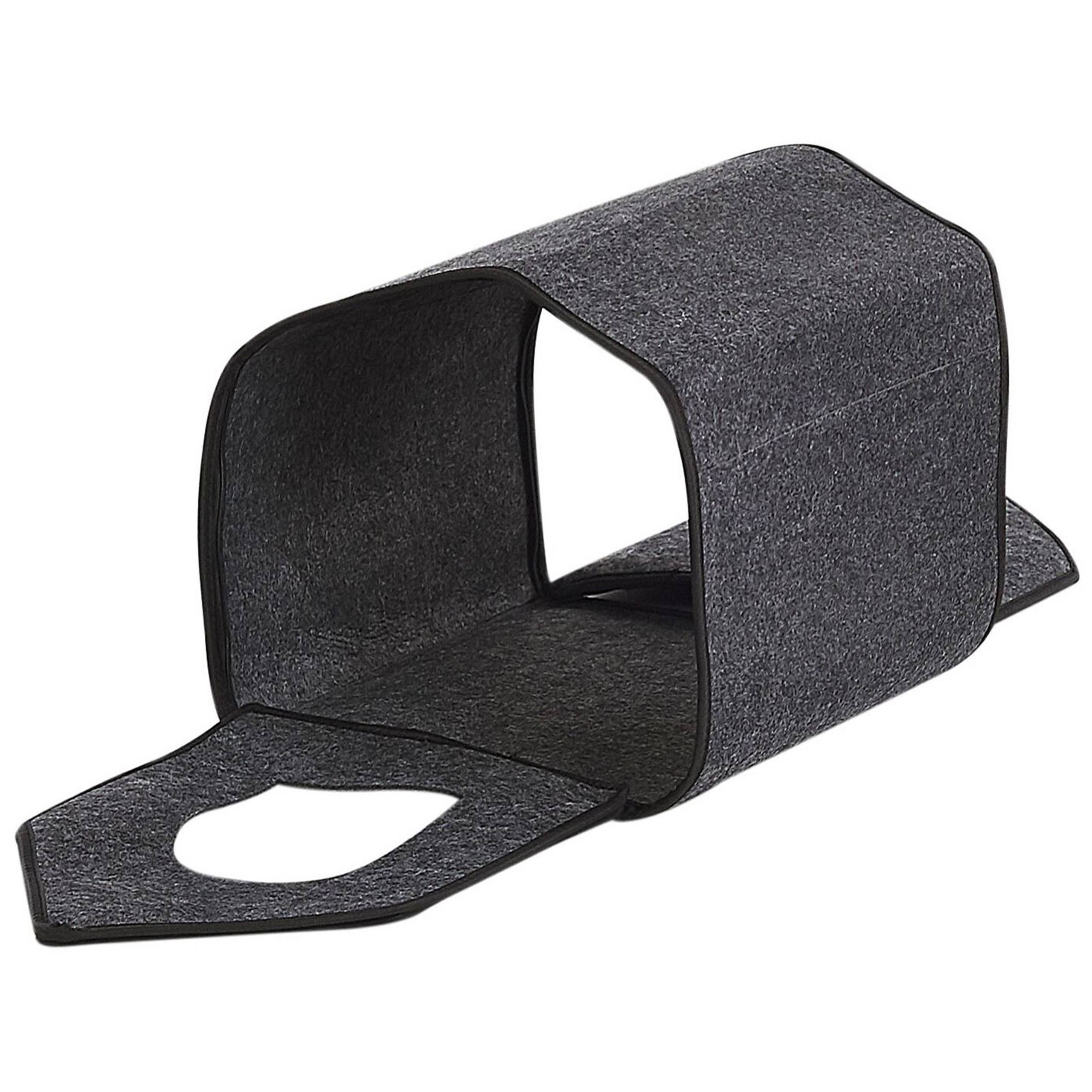 Beliani - Lit pour animal Feutre Gris foncé JANGI - 40x40x40- Beliani - Image 6
