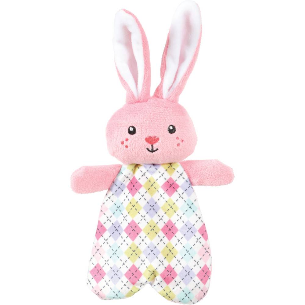 Animallparadise - animallparadise - Peluche Tiny lapin rose bruissant 22 cm jouet pour chiots - Imagen 1