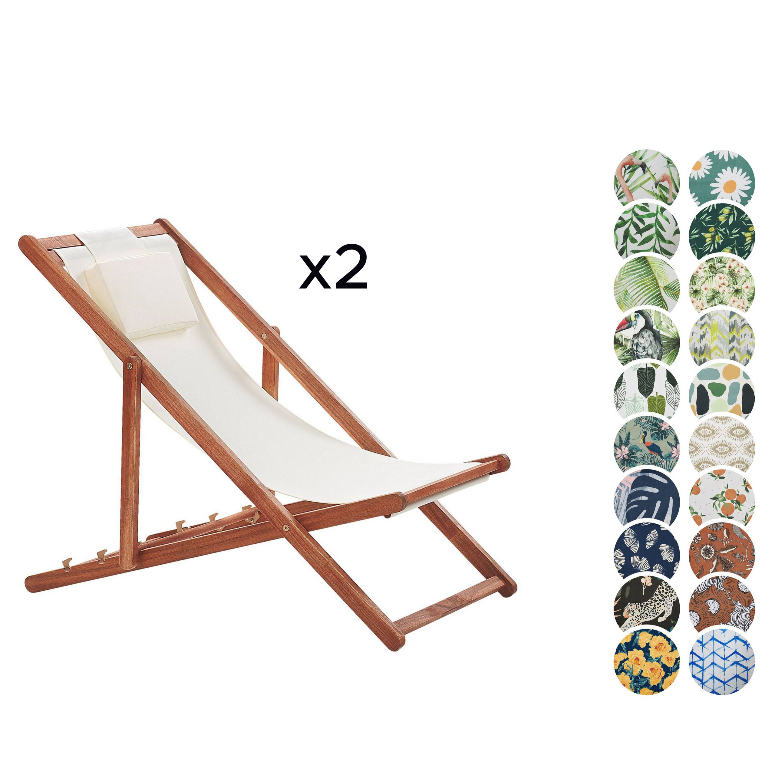 Beliani - Chaise longue Tissu Marron foncé AVELLINO - Beliani - Imagen 4