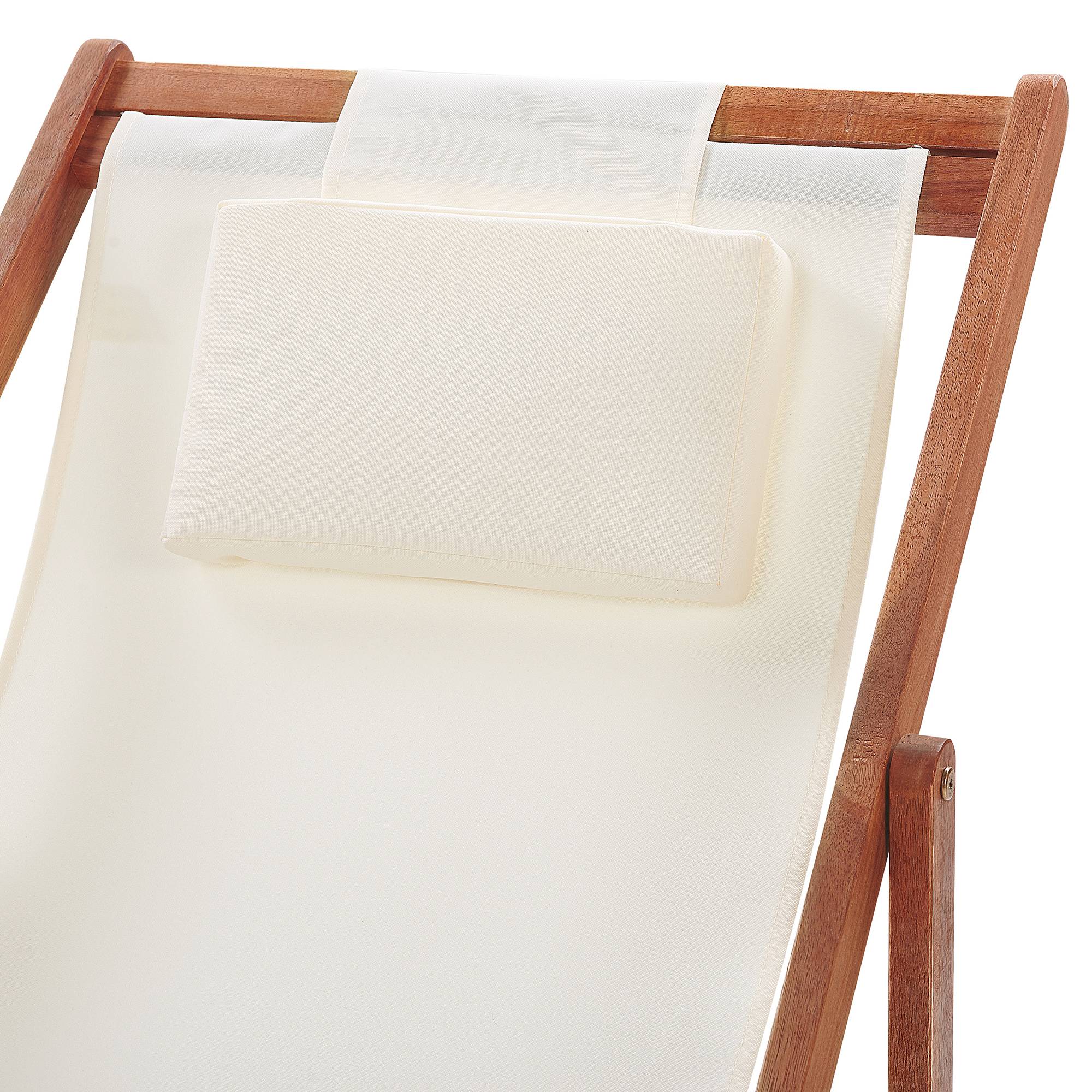 Beliani - Chaise longue Tissu Marron foncé AVELLINO - Beliani - Imagen 7
