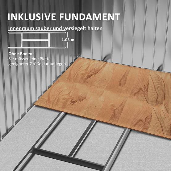 ComfortXL - Abri de jardin acier extérieur rangement outils portes coulissantes 213x130x185cm marron - ComfortXL Outdoor Living - Image 6