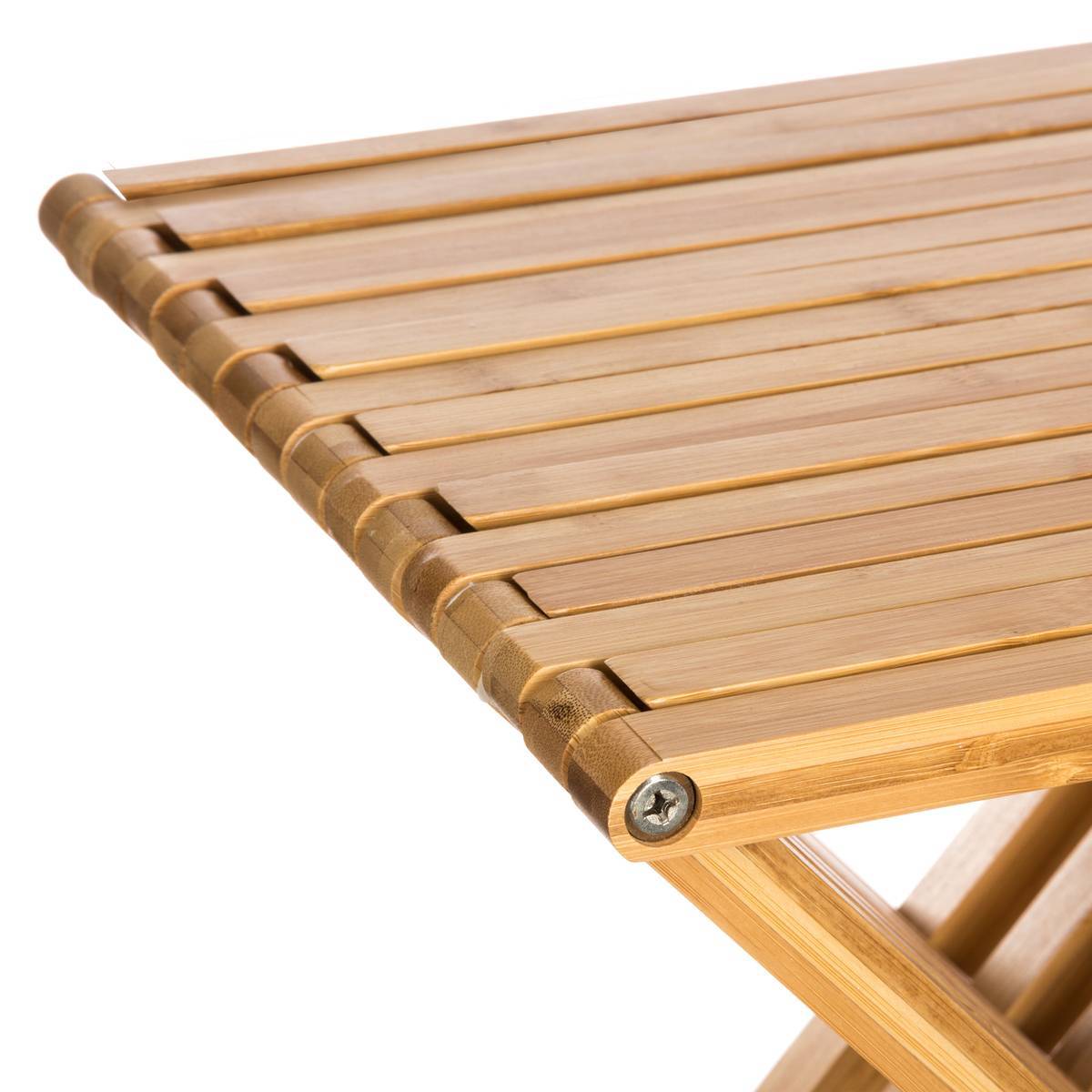 Tabouret pliant d'appoint bambou - 5five - Image 3