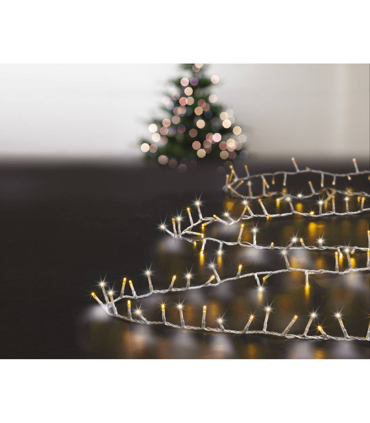 Fééric Lights & Christmas - Guirlande lumineuse extérieur 750 LED blanc froid/blanc chaud FEERIC LIGHTS & CHRISTMAS - Imagen 2