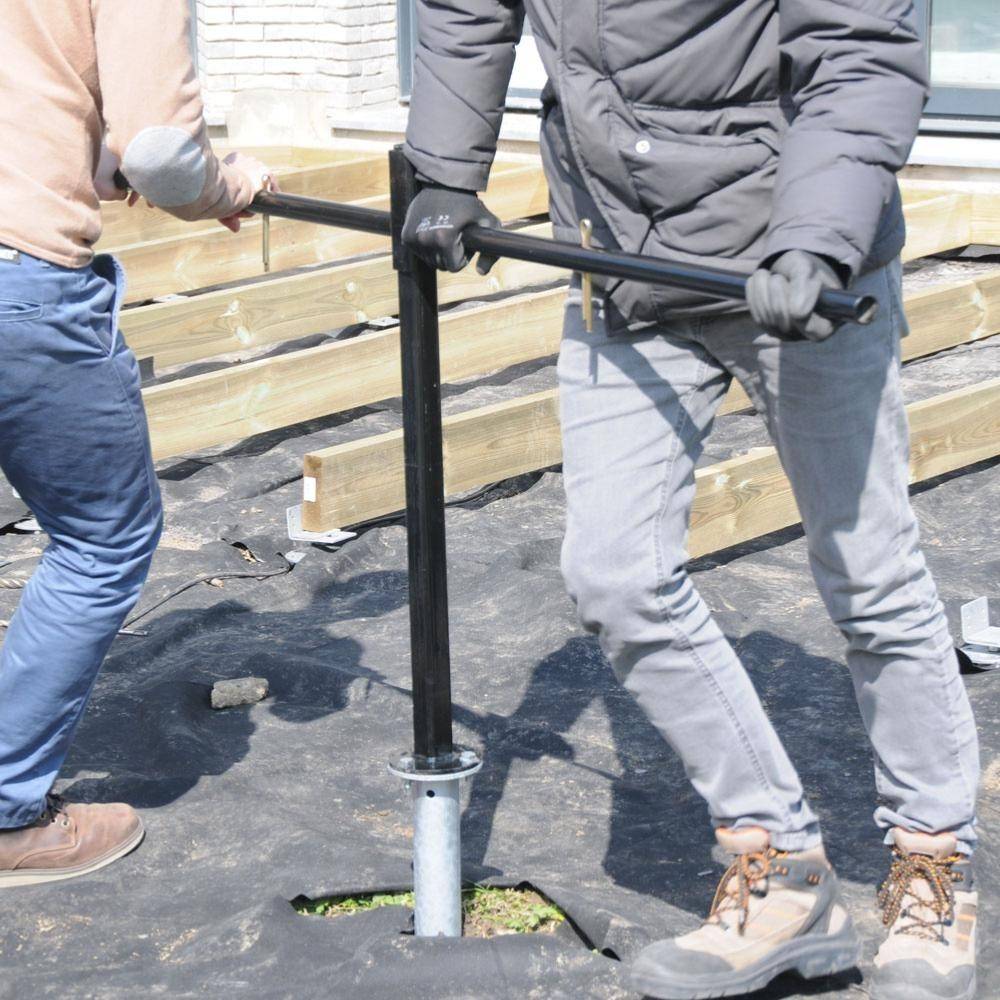 Decklinea - Visseuse pour Vis de Fondation - Vissage Manuel - Stabilité Optimale - Imagen 5