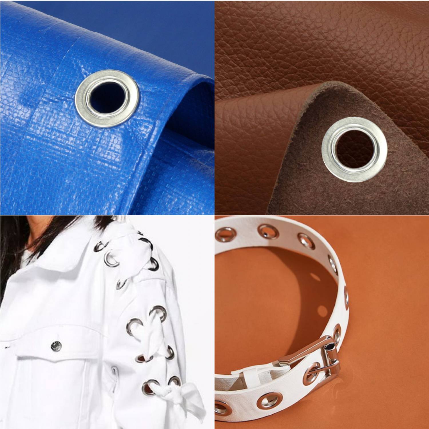 Linxor - Kit de 100 oeillets en métal avec set d'outils - Diam 12mm - Linxor - Imagen 5