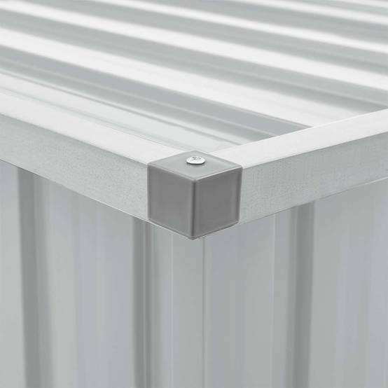 Coffre de Rangement XXL Acier Galvanisé Grande Capacité pour Extérieur Gris 149x99x93 cm – ComfortXL Outdoor Living - Image 10