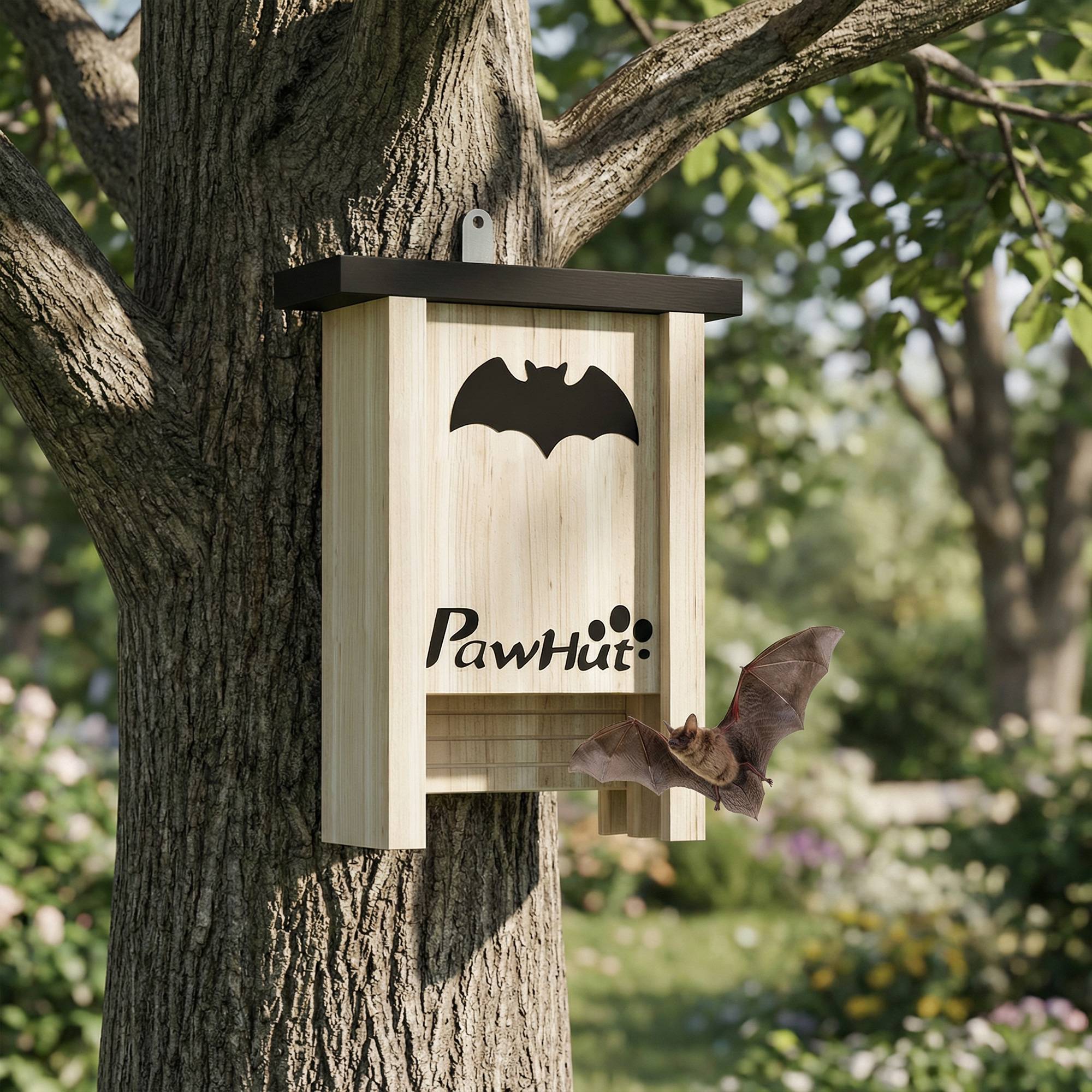 ComfortXL - Lot de 3 Nichoirs à Chauves-souris en Bois de Sapin pour Jardin et Potager Contrôle Naturel des Insectes - ComfortXL Outdoor Living - Image 10