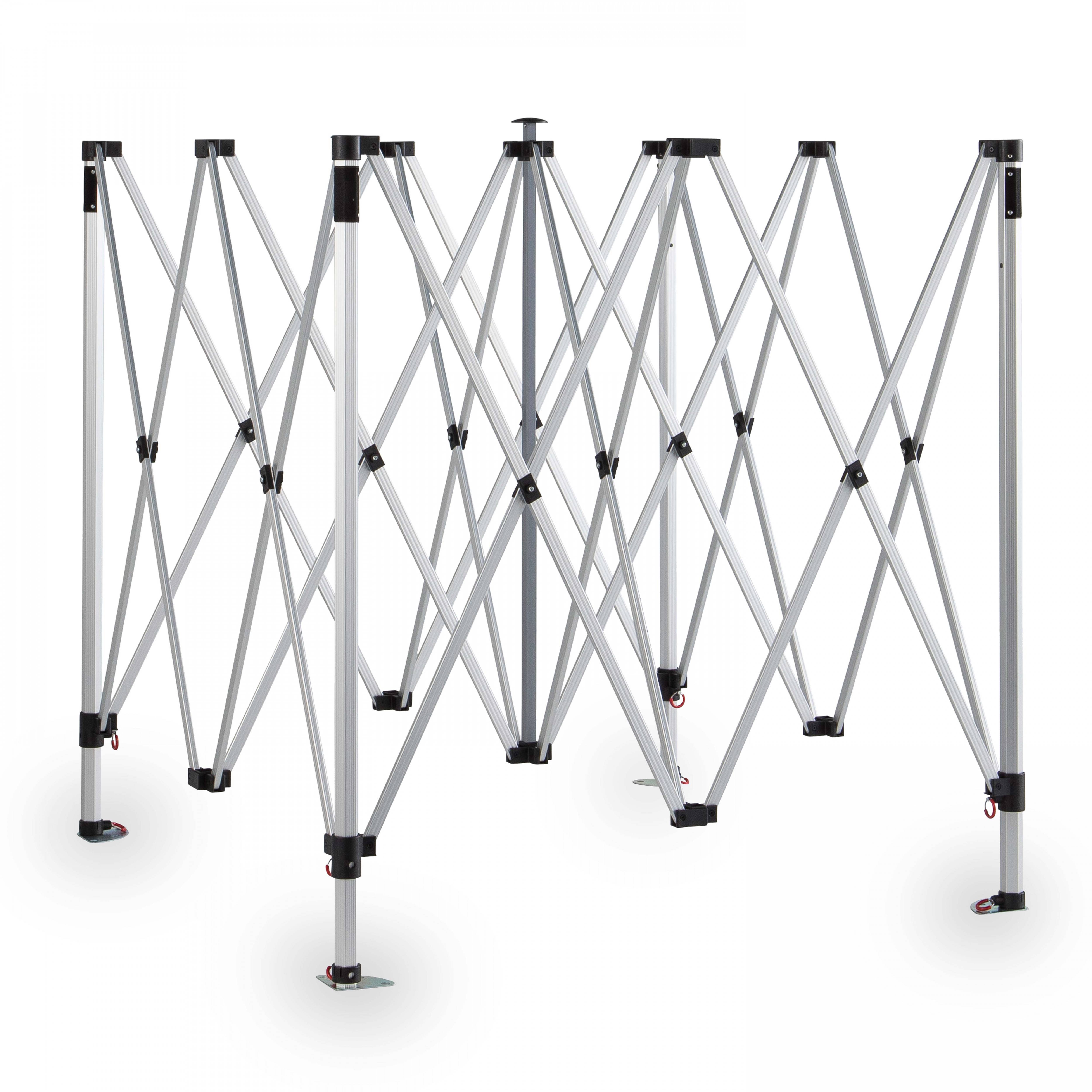 Oviala - Tente pliante en Aluminium 3x3m bleu PRO 40 - Oviala - Imagen 3