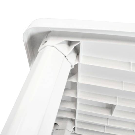Table de jardin en plastique blanc 101 x 68 x 72 cm - PANGIVO - Image 3