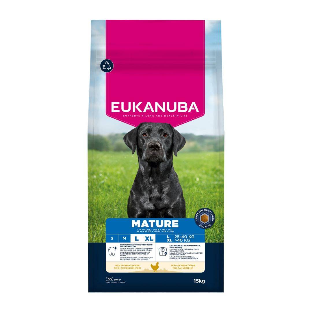 Eukanuba - Croquettes Eukanuba Mature Senior Grandes Races Sac 15 kg