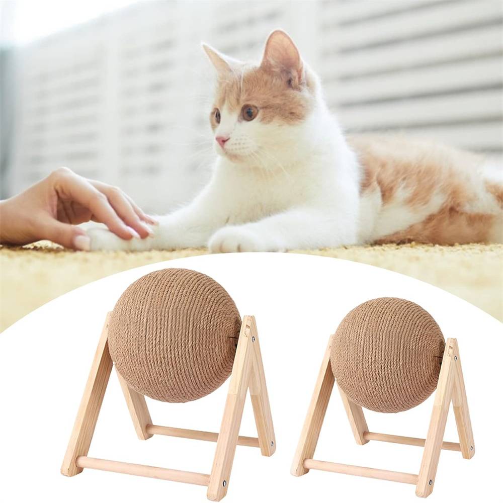Jouet griffoir en sisal pour chat d'intérieur, multifonctionnel et divertissant Lytech - Image 3