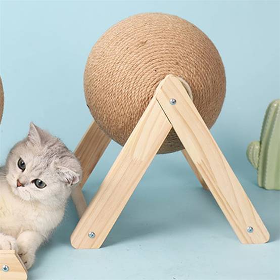 Jouet griffoir en sisal pour chat d'intérieur, multifonctionnel et divertissant Lytech - Image 2