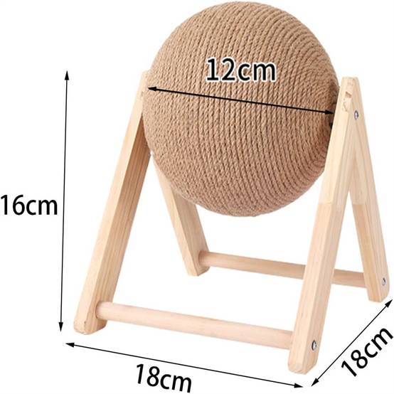 Jouet griffoir en sisal pour chat d'intérieur, multifonctionnel et divertissant Lytech - Image 4