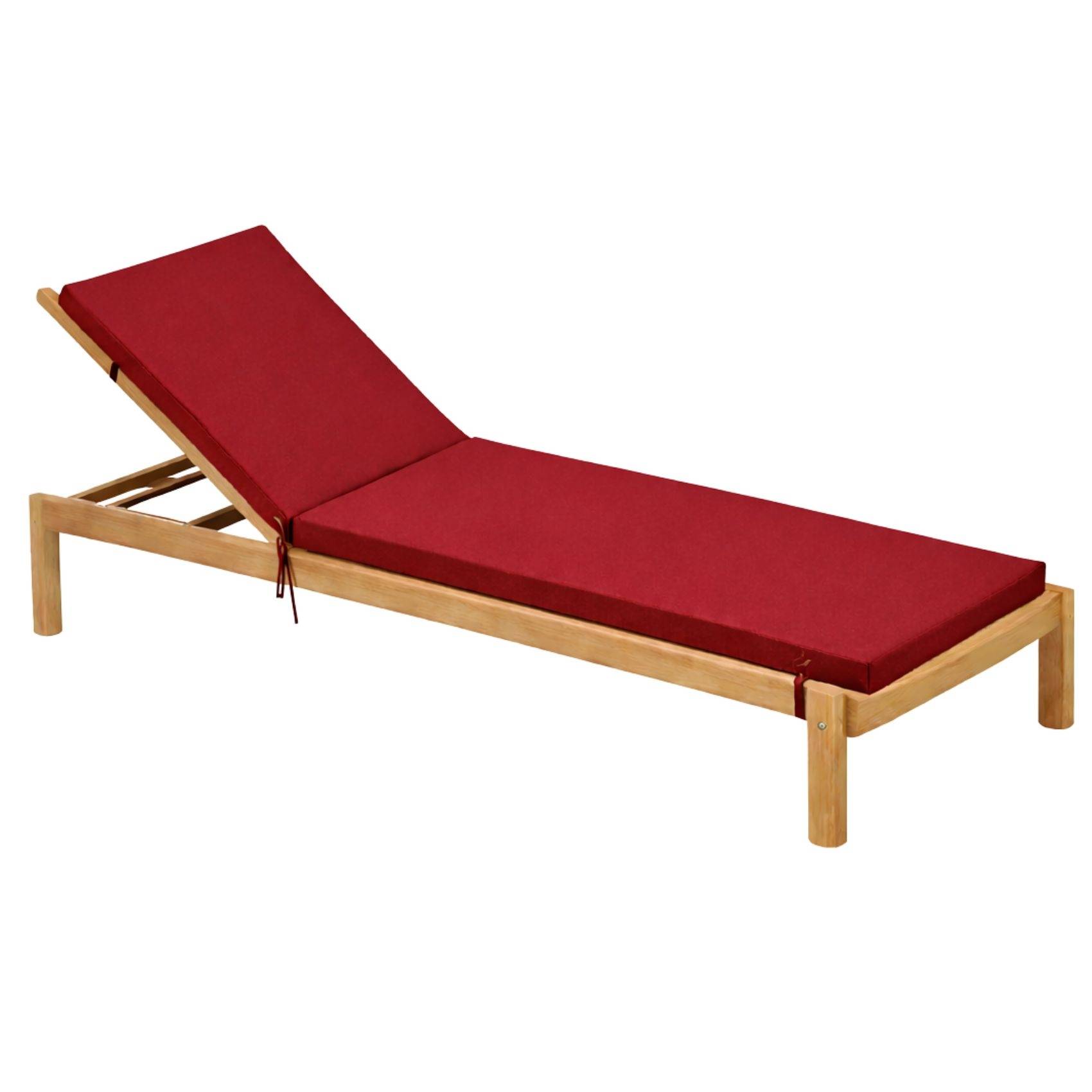 Home Maison - Matelas Bain de soleil extérieur imperméable MINORQUE - HOME MAISON - Polyester - Rouge - Imagen 1