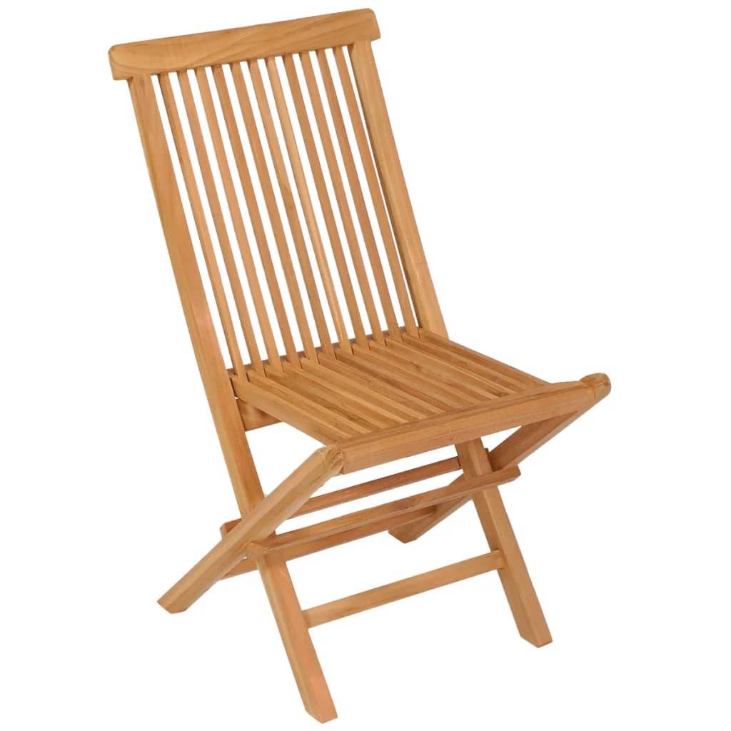 Helloshop26 - Salon de jardin meuble d'extérieur ensemble de mobilier 5 pièces bois de teck massif - Imagen 6