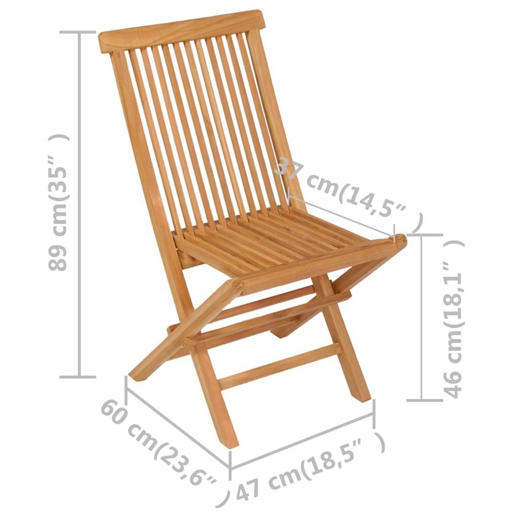 Helloshop26 - Salon de jardin meuble d'extérieur ensemble de mobilier 5 pièces bois de teck massif - Imagen 9