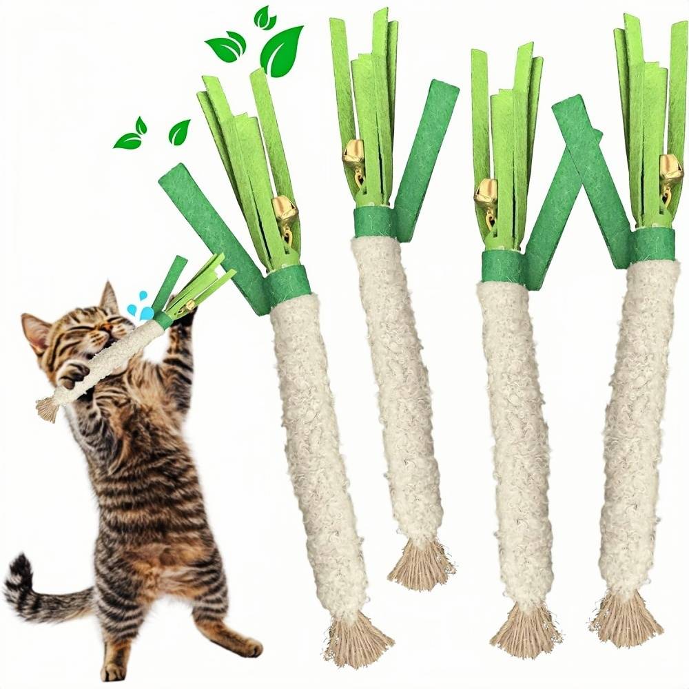 Jouets à Mâcher d'Herbe à Chat Pour Chats Matériaux Mixtes Durables, 22cm - Lytech - Image 1