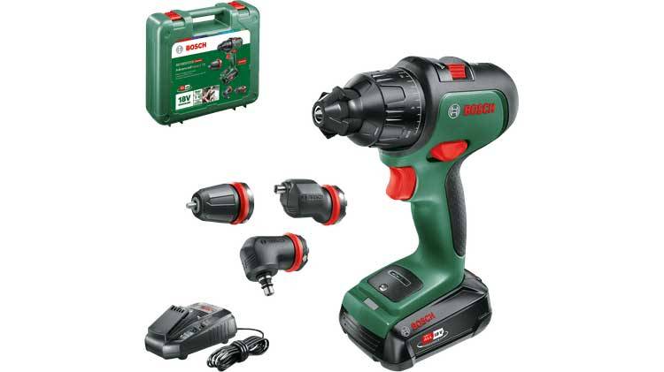 Bosch Vert - Perceuse à percussion BOSCH AdvancedImpact 18 + 3 mandrins + 1 batterie 2,5 Ah   chargeur - 06039B510A - Imagen 2