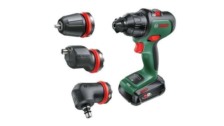 Bosch Vert - Perceuse à percussion BOSCH AdvancedImpact 18 + 3 mandrins + 1 batterie 2,5 Ah   chargeur - 06039B510A - Imagen 1
