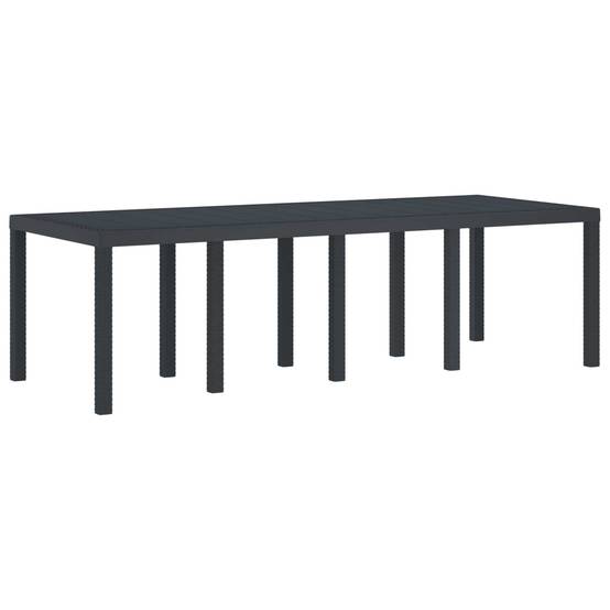 PANGIVO - Table de jardin polyrotin anthracite 250 x 100 x 73 cm - PANGIVO - Image 1