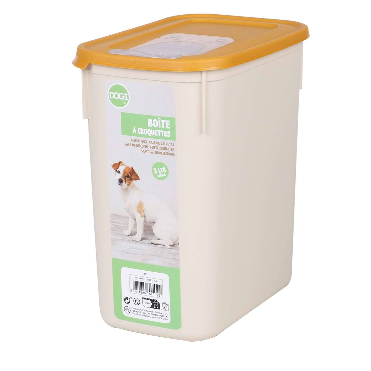 Sans Marque - Boite conteneur à croquettes graduée pour chien - 3L - Toilinux - Imagen 2