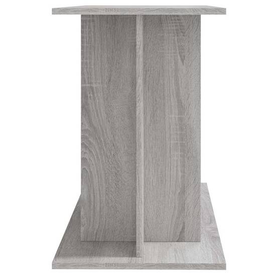 Meuble pour Aquarium Bois d'Ingénierie pour Salon avec Rangement 100x40x60 cm Gris Sonoma - ComfortXL Outdoor Living - Image 5